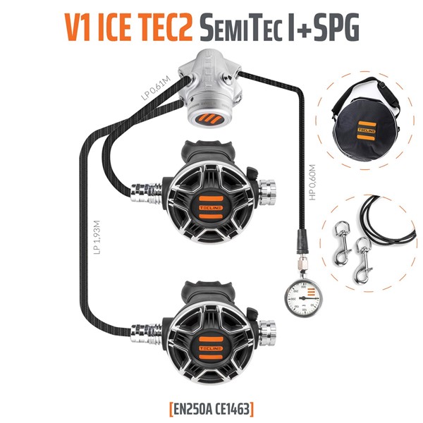 Bild von TecLine - REGULATOR V1 ICE TEC2 SEMITEC SET WITH SPG - EN250A